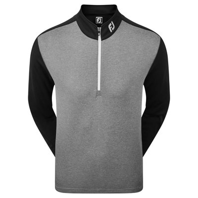Кофта, Footjoy, MEN'S HEATHER COLOUR BLOCK CHILL - OUT, серый 60005 фото