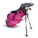 Дитячий набір ключок для гольфу, U.S.KIDSGOLF Right Hand, UL48-s 5 Club Stand Set All Graphite Pink/Pink Bag 130011 фото 1
