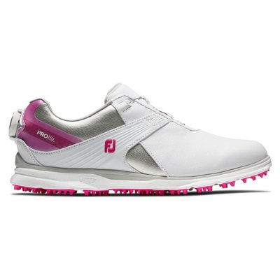 Взуття для гольфу, FootJoy, 98119, WN Pro SL, білий-сірий-рожевий 30051 фото