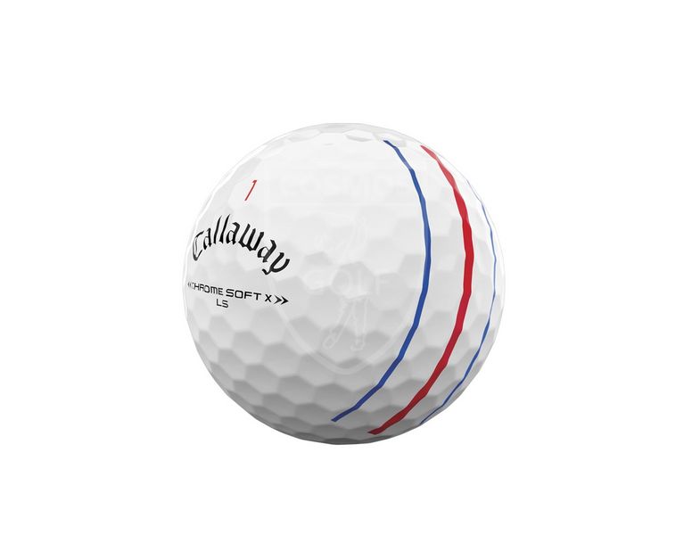 М'ячі для гольфу, CHROME SOFT X LS tripltrk, Calloway, білі 20015 фото