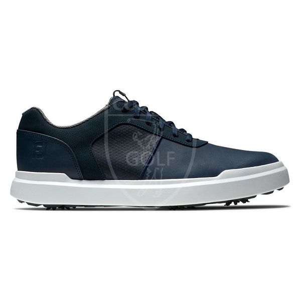 Обувь для гольфа, FootJoy, 54048, MN CONTOUR, сине-белые 30008 фото