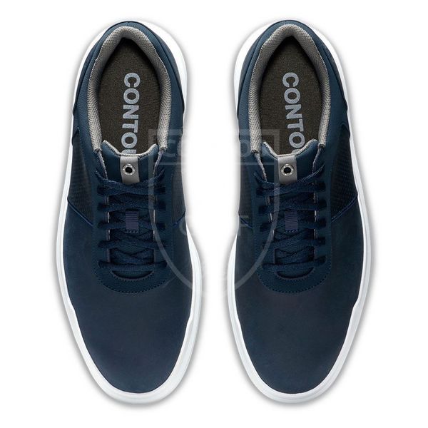 Обувь для гольфа, FootJoy, 54048, MN CONTOUR, сине-белые 30008 фото