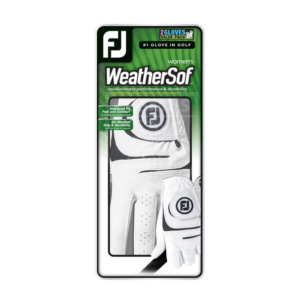 Перчатка для гольфа, FootJoy, 67952L WEATHERSOF LLH белый- (21) 40034 фото