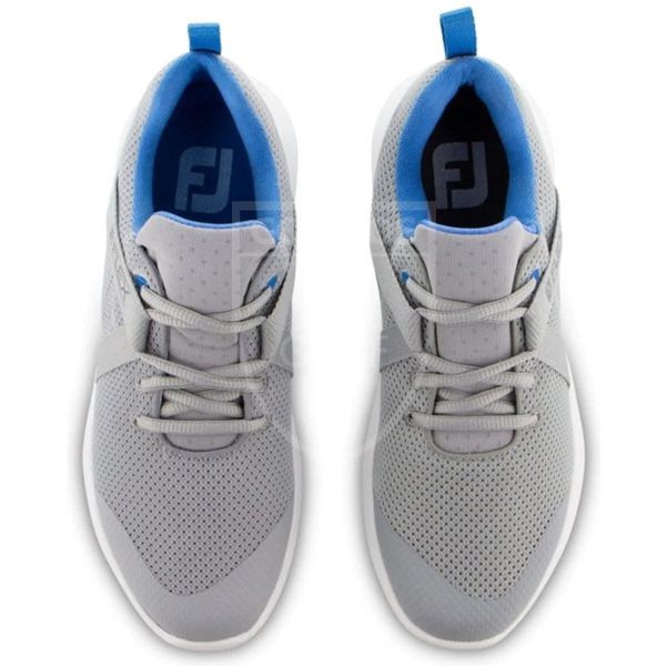 Обувь для гольфа, FootJoy, 95727, WN FLEX, белый-синий-серый 30023 фото