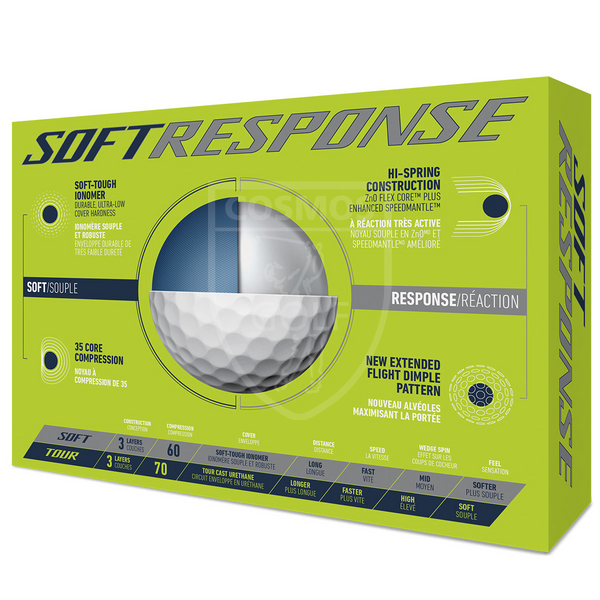 М'ячі для гольфу, Soft Response, TaylorMade, білі 20002 фото