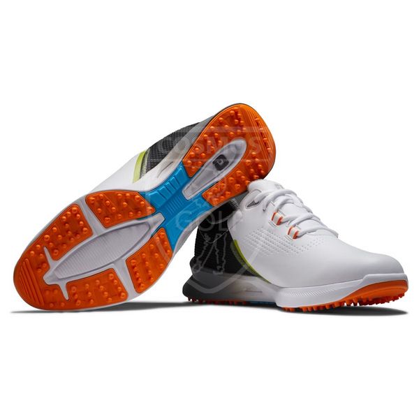 Обувь для гольфа, FootJoy, 55443, MN FJ FUEL, белый-черный-оранжевый 30011 фото