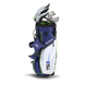 Дитячий набір ключок для гольфу, U.S.KIDSGOLF Right Hand TS3-57 10 Club Set, Graphite Shafts, Navy/White/Lime Bag 130001 фото 4