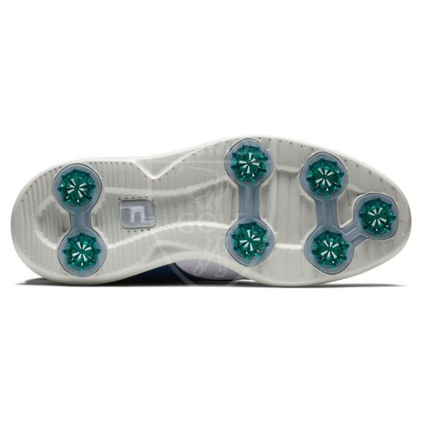 Взуття для гольфу, FootJoy, 57901, MN TRADITIONS, білий-синій 30044 фото