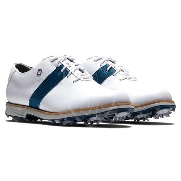 Взуття для гольфу, FootJoy, 99020, WN Premiere Series, білий-синій 30052 фото