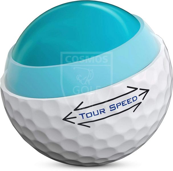 М'ячі для гольфу, TOUR SPEED, Titleist, білі 20009 фото