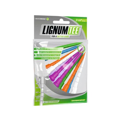 Тішки органічні, Lignum, 12 шт., кольорові, 3 1/8, (82mm) 180001 фото