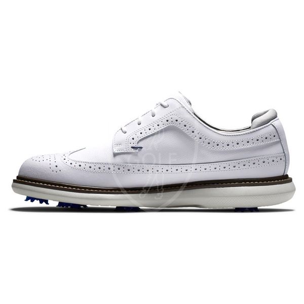 Обувь для гольфа, FootJoy, 57910, MN FJ TRADITIONS WING TIP, белый 30015 фото