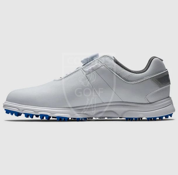 Обувь для гольфа, FootJoy, 45031, JUNIOR PRO SL BOA, бело-синие 30003 фото