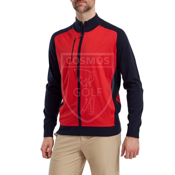 Кофта, Footjoy, Wool Blend Tech Full-Zip Sweater, червоний 60004 фото