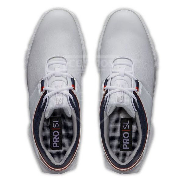Обувь для гольфа, FootJoy, 53074, MN PRO SL, бело-синие 30004 фото