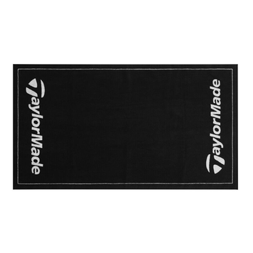 TaylorMade Tour Towel &mdash; професійний гольф-рушник, чорний M2392501 фото