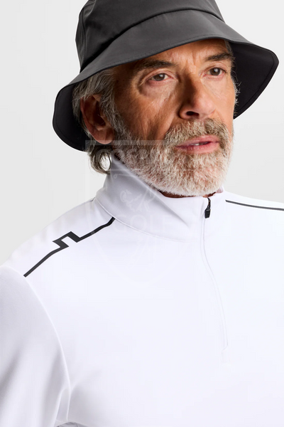 Мужская кофта J.Lindeberg Leon Quarter Zip, белая GMJS14697 рS біл. фото