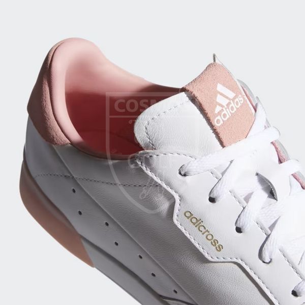 Взуття для гольфу, Adidas, EG9060, WN Adicross Retro, білий-рожевий 30055 фото