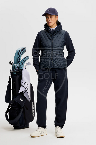 Женский премиальный жилет J.Lindeberg Holma Quilt Hybrid Vest тёмно-синий BWOW16475 т-син,рXS фото