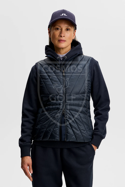 Женский премиальный жилет J.Lindeberg Holma Quilt Hybrid Vest тёмно-синий BWOW16475 т-син,рXS фото