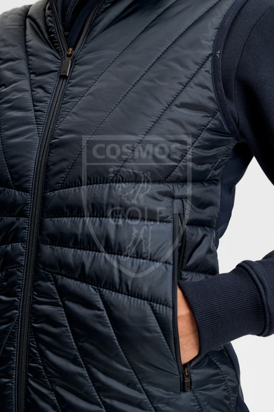 Женский премиальный жилет J.Lindeberg Holma Quilt Hybrid Vest тёмно-синий BWOW16475 т-син,рXS фото