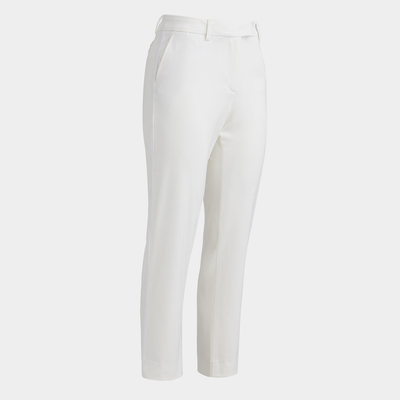 Роскошные брюки из саржевого трикотажа с 4-сторонним стрейчем на прямой штанине, белые, G/Fore 100200 фото