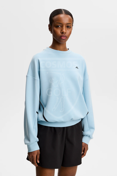 Світшот J.Lindeberg Aura Crew Neck, ніжно-блакитний BWJS16014 р.S бл. фото