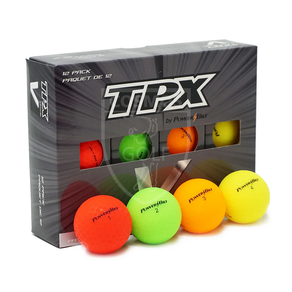 М'ячі для гольфу, TPX V, з матовим покриттям, жовті 20019 фото