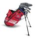 Дитячий набір ключок для гольфу, U.S.KIDSGOLF Right Hand, UL48-s 7 Club DV3 Stand Set All Graphite Red/White/Blue Bag 130017 фото 1
