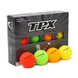 М'ячі для гольфу, TPX V, з матовим покриттям, жовті 20019 фото 4