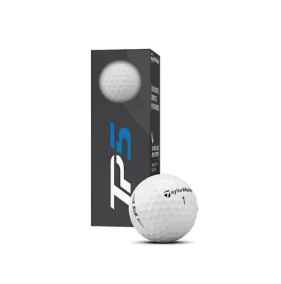 М'ячі для гольфу, TP5, TaylorMade, білі 20003 фото
