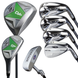 Дитячий повний набір ключок для гольфу, U.S.KIDSGOLF Right Hand UL57-s 7 Club DV3 Stand Set, Grey/Green Bag 130000 фото 2