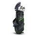 Детский полный набор клюшек для гольфа, U.S.KIDSGOLF Right Hand UL57-s 7 Club DV3 Stand Set, Grey/Green Bag 130000 фото 3