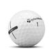 М'ячі для гольфу, Distance +, TaylorMade, білі 20004 фото 4