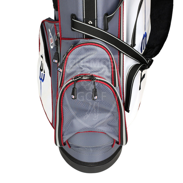 Дитячий набір ключок для гольфу, U.S.KIDSGOLF Right Hand TS3-60 10 Club Set, Graphite Shafts, Grey/White/Maroon Bag 130002 фото