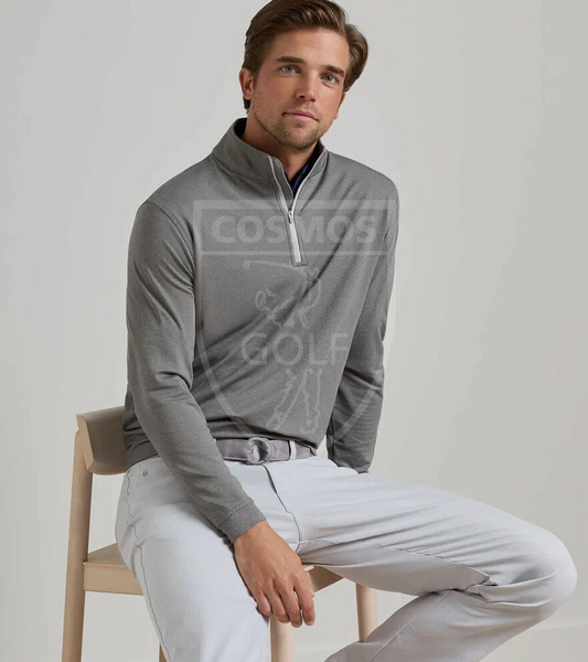 Чоловіча кофта Peter Millar Perth M&eacute;lange Performance,темно-сіра ME0EK40B SMO рL фото