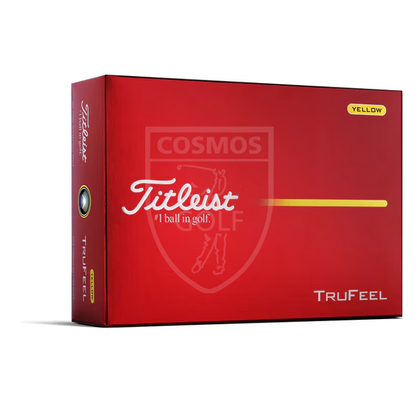 М'ячі для гольфу, TRUFEEL, Titleist, жовті T6136S фото