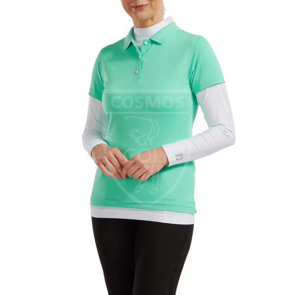 Термобілизна, FootJoy, ProDry Thermal Base Layer Mock для жінок, білого кольору 100300 фото