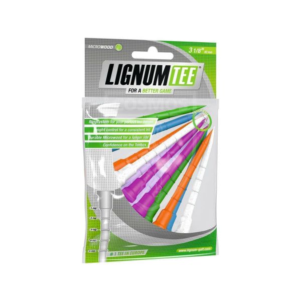 Тишки органические, Lignum, 12 шт., цветные, 3 1/8, (82mm) 180001 фото