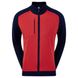 Кофта, Footjoy, Wool Blend Tech Full-Zip Sweater, красный 60004 фото 1